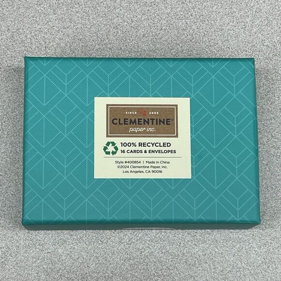 Clementine Potted Plants Thank You Cards Set of 16 Cards & Envelopes Recycled - Picture 11 of 12